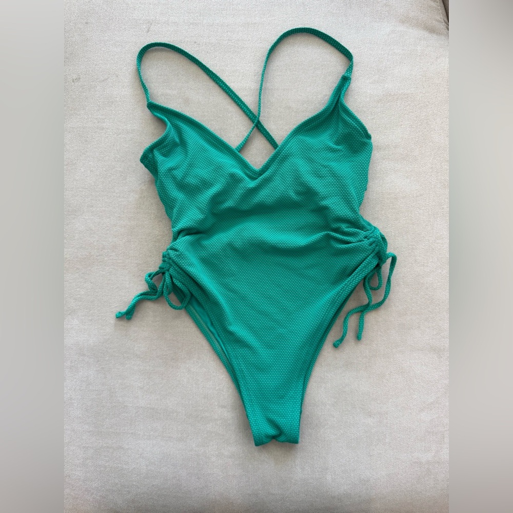 Green One Piece Swimsuit